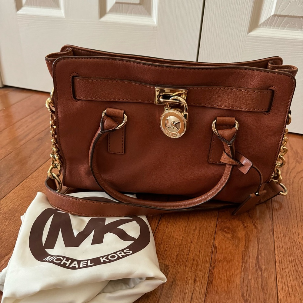 Michael Michael Kors Hamilton Soft Leather Bag - Picture 3 of 15